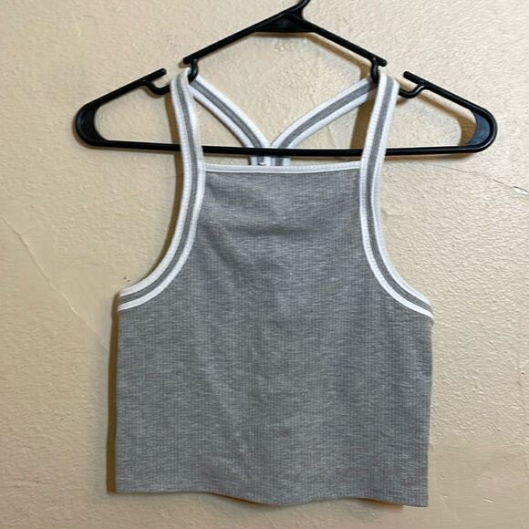 Forever 21 Super-Cropped Racerback Tank Top size Medium - Picture 1 of 7